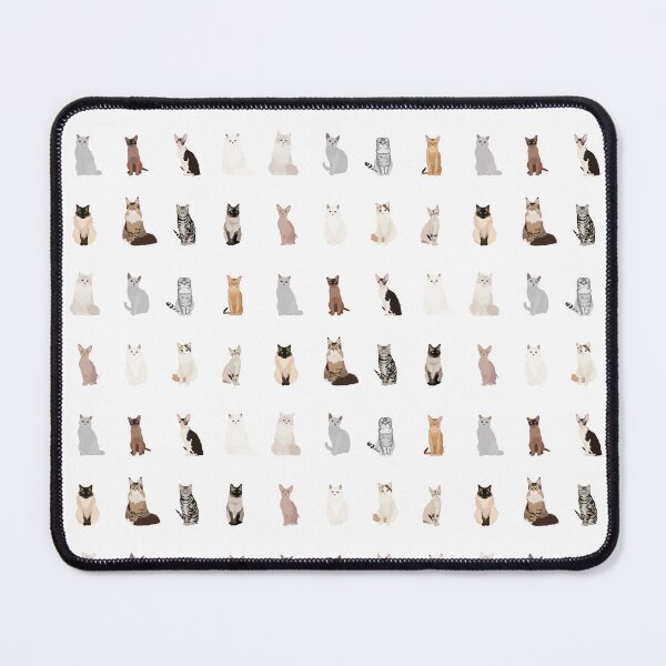 Item preview, Illustrated Cat Breeds Chart designed and sold by Alo.