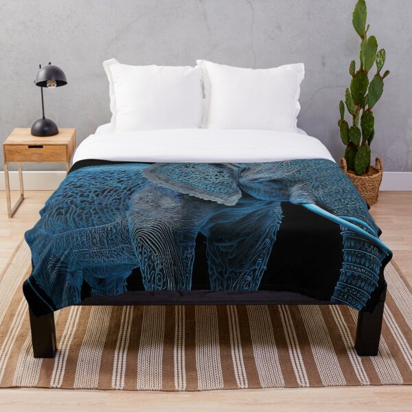 Item preview, Elephant Cyanotype Bioluminescent designed and sold by EagleOwlStudio.
