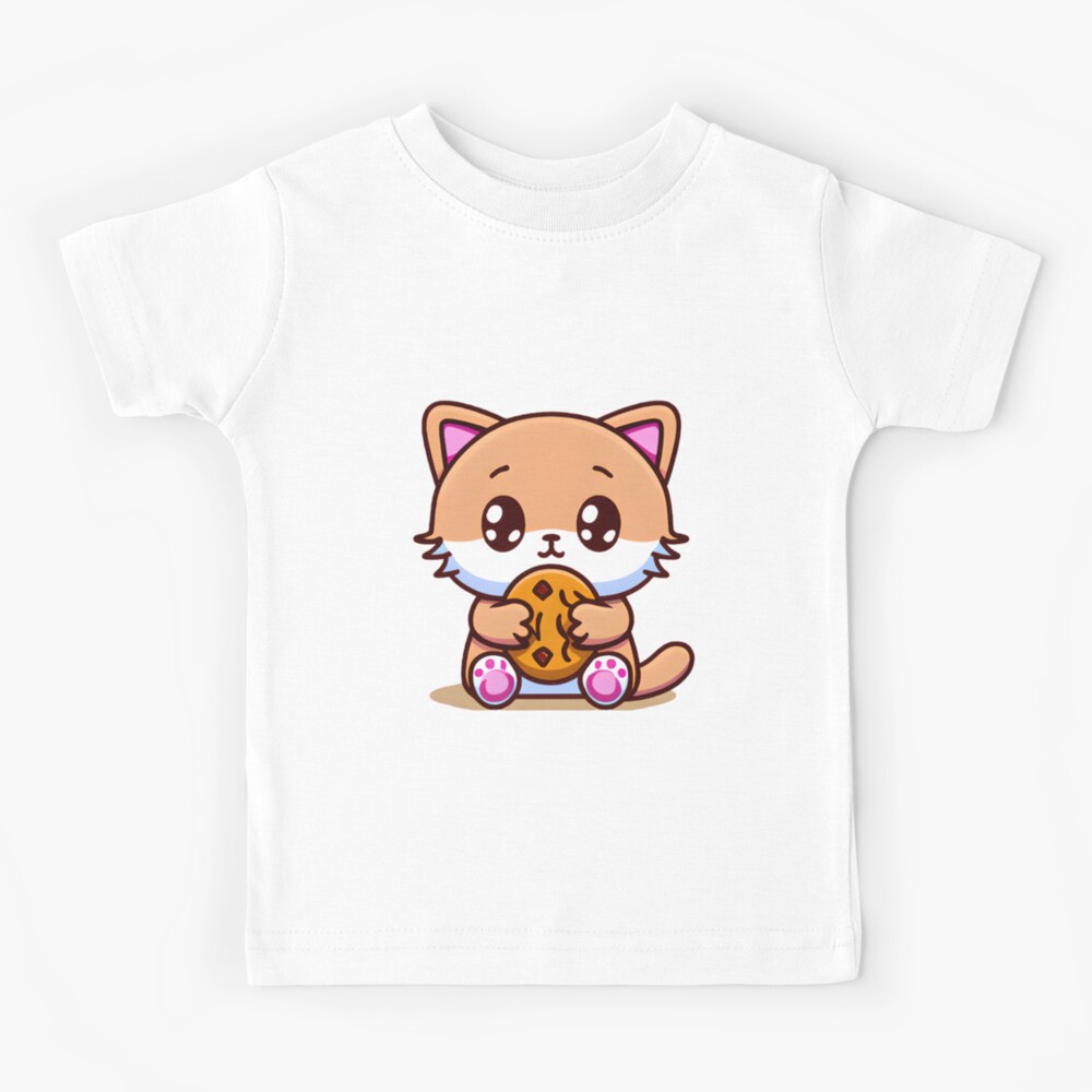 Kawaii Cat Shirt. Pastel Aesthetic Cute Cat Face Premium T-Shirt
