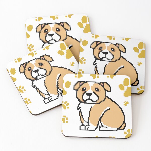 Item preview, cute doggo patterns gold designed and sold by Chaoticzarts.