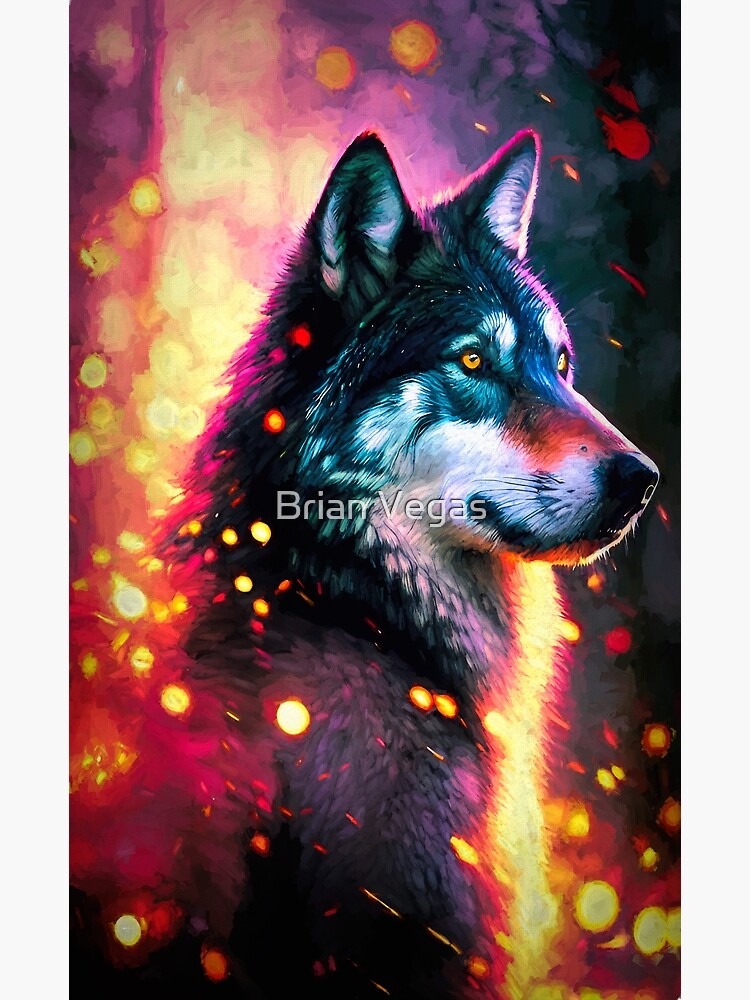 Thumbnail 3 of 3, Photographic Print, Wolf by Brian Vegas designed and sold by Brian Vegas.