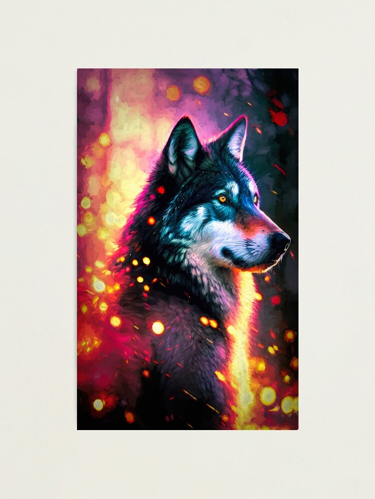 Thumbnail 2 of 3, Photographic Print, Wolf by Brian Vegas designed and sold by Brian Vegas.