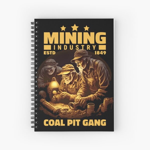 Gold digger miners miners miner gift Spiral Notebook