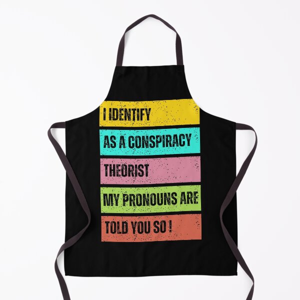 Item preview,  "Conspiracy Theorist" Design with Humorous Pronouns designed and sold by DigitalByEb.