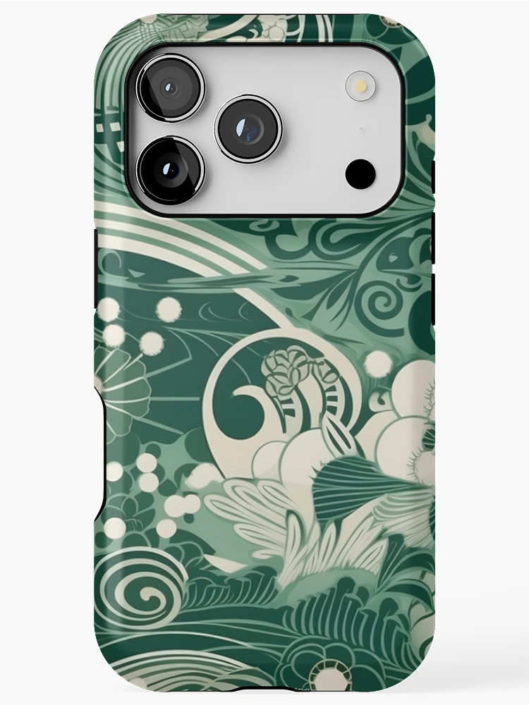 Thumbnail 1 of 4, iPhone Case, Wind Element Pattern designed and sold by RooArtistry.