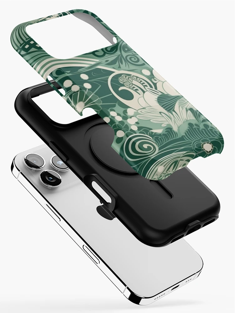 Thumbnail 2 of 4, iPhone Case, Wind Element Pattern designed and sold by RooArtistry.