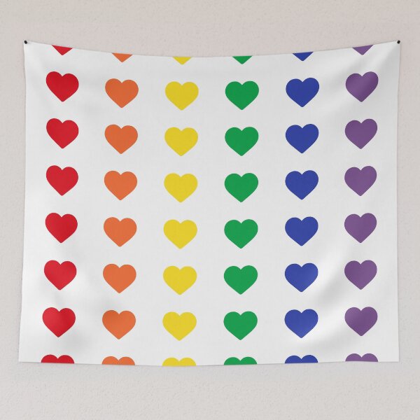 Item preview, Rainbow heart gifts, rainbow colorful, pride month festival, LGBTQ designed and sold by Pattrenonly.