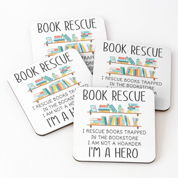 Item preview, Book Rescue - I Rescue Books Trapped In The Bookstore designed and sold by SunsetGloww.
