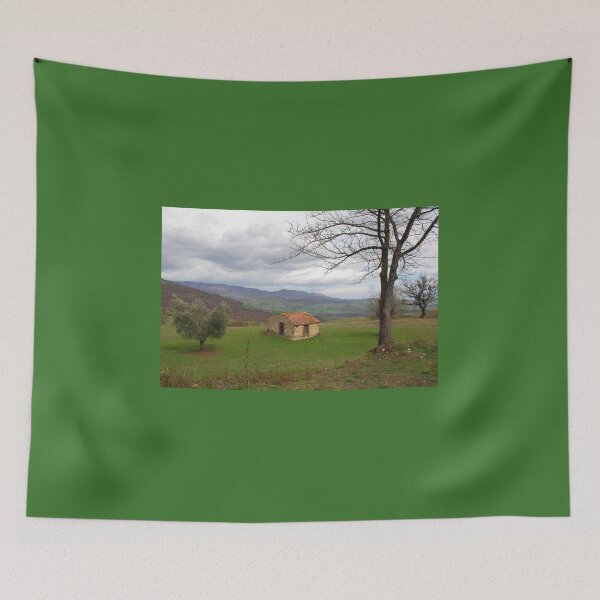 Item preview, Trees and Old Hut in Tuscany  designed and sold by jojobob.