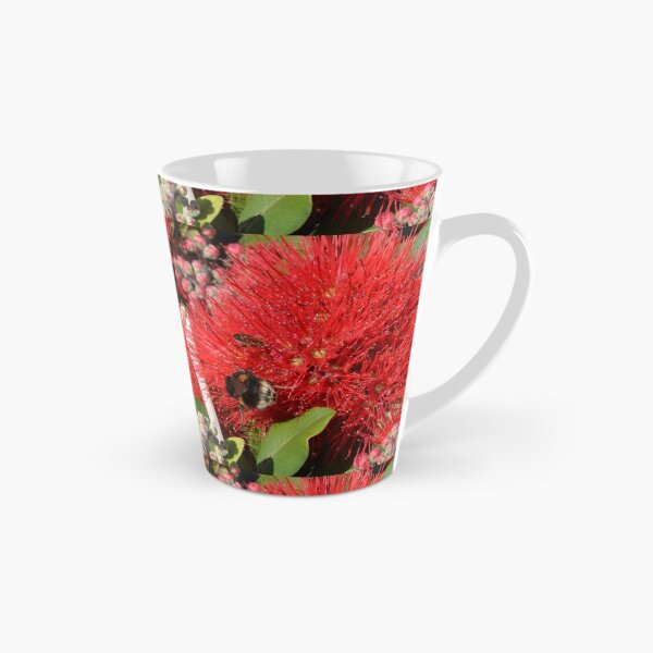 Item preview, Closeup Pohutukawa and the Bumble Bee designed and sold by lizdomett.