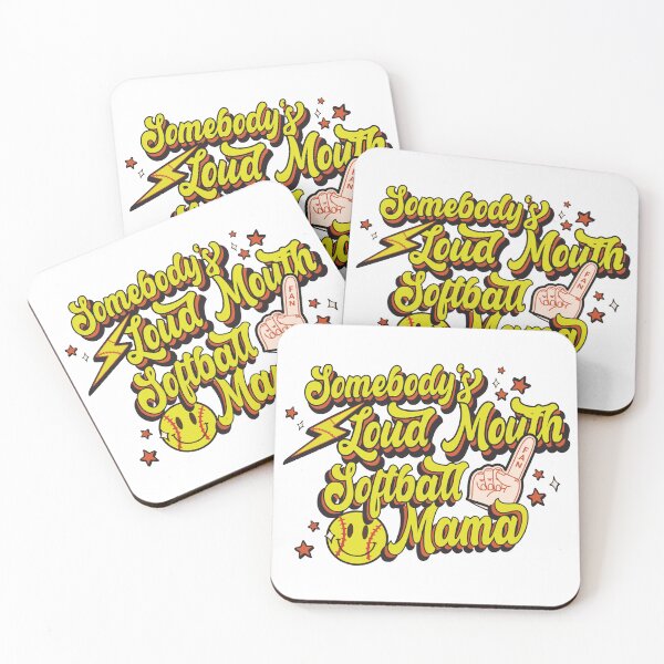 Item preview, Somebody's Loud Mouth Softball Mama - Mom's Day Softball designed and sold by printify.