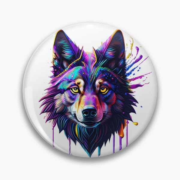 Item preview, A naughty and color wolf is waiting for you to take it home designed and sold by SurrealAnimals.