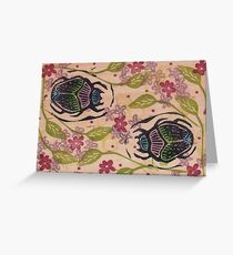 Beautiful Beetles Greeting Card