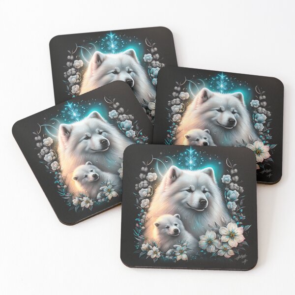 Item preview, Samoyed Family designed and sold by Nocturne  Paws.