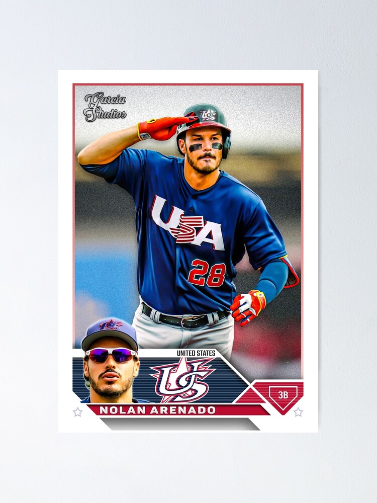 Nolan Arenado - Baseball Trading Card  Poster for Sale by Garcia