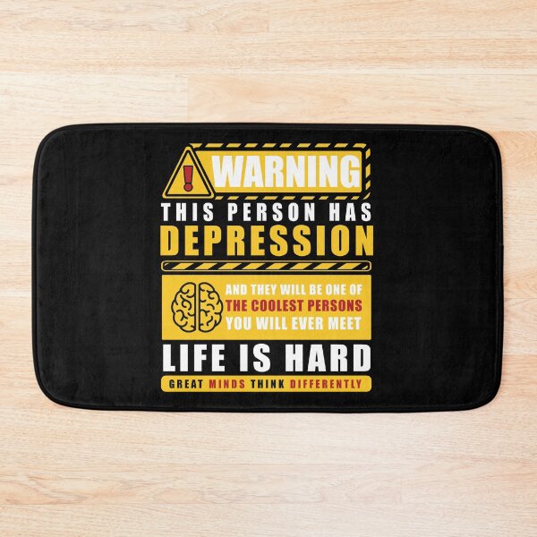 Item preview, Warning this person has depression designed and sold by remerasnerdas.