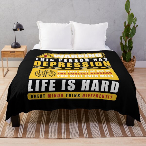 Item preview, Warning this person has depression designed and sold by remerasnerdas.