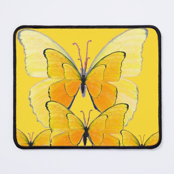 Item preview, GOLDEN-YELLOW BUTTERFLIES PATTERN ART designed and sold by sharlesart.