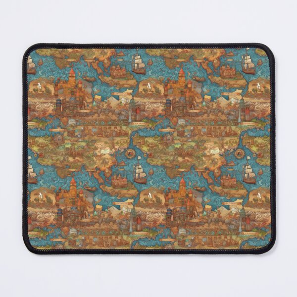 Item preview, Medieval world map designed and sold by EvelKnievel82.