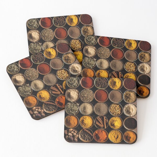 Item preview, Array of spices kitchen art designed and sold by SpiceupStudios.