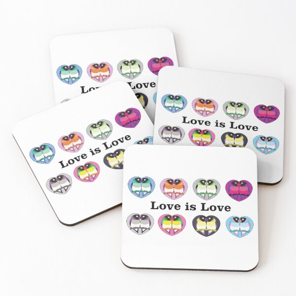 Item preview, Love is Love Lovebirds designed and sold by nolessjess.