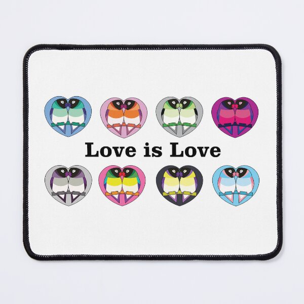 Item preview, Love is Love Lovebirds designed and sold by nolessjess.