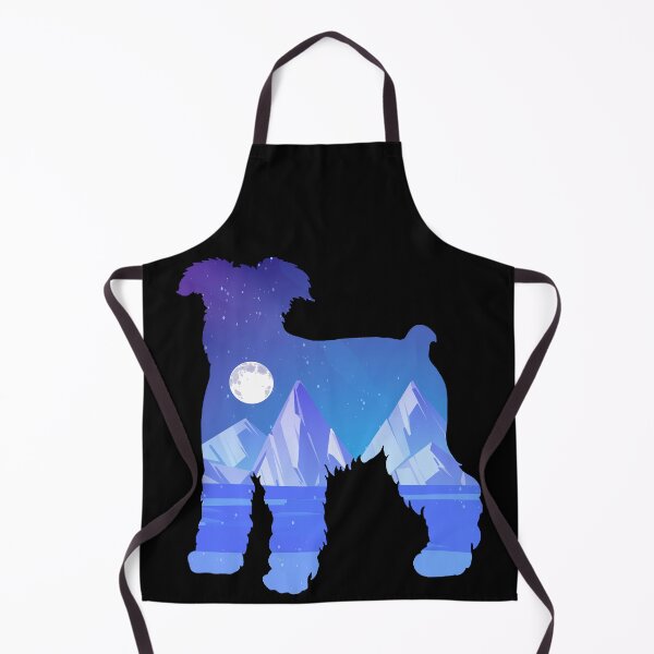 Item preview, miniature schnauzer Dog Silhouette Moon Nature Gift designed and sold by alaechamlal.