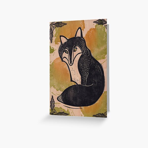Foxy Fox Greeting Card