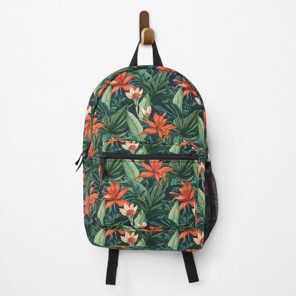 Item preview, TROPICAL WHITE AND RED MAGA FLOWER PATTERN designed and sold by BoriGrafico.