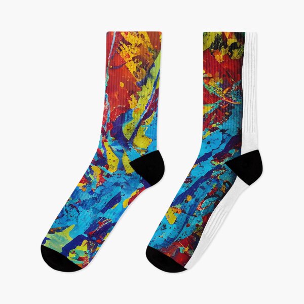 Item preview, abstract colorful splatter pattern II designed and sold by kbgraphicimages.