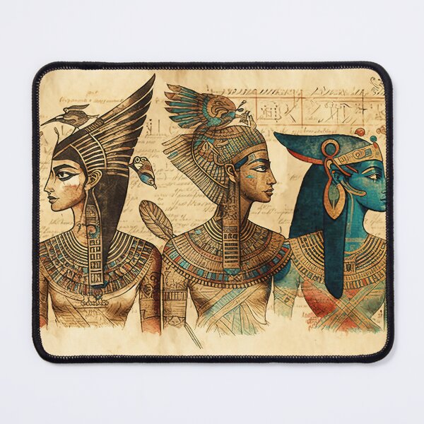 Item preview, Beautiful Watercolor Painting of Egyptian Papyrus Style .AI generated Illustration. designed and sold by svetlanna.