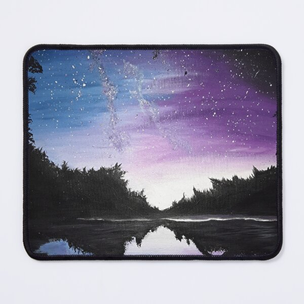 Item preview, night sky and lake designed and sold by wolf-and-lion.