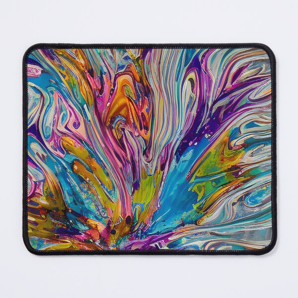 Item preview, abstract splatter color swirl designed and sold by kbgraphicimages.