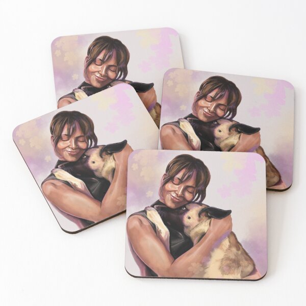 Item preview, Halle Berry Malinois Dog Painting 2 designed and sold by AK-Hevonen.