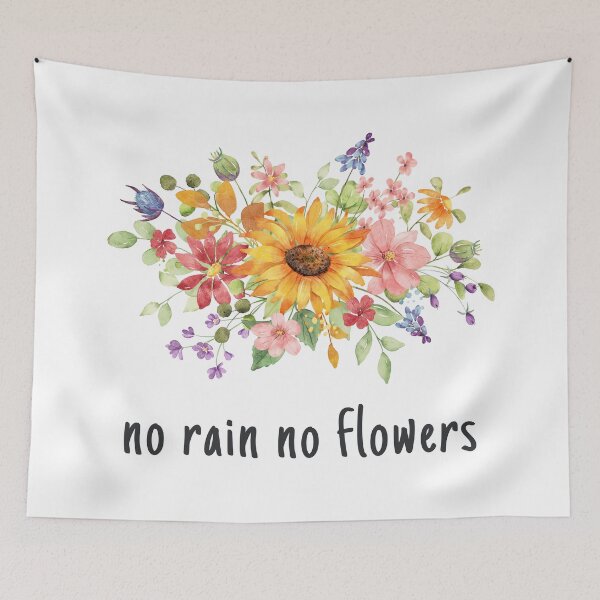 Item preview, No rain no flowers designed and sold by SushiAnn.