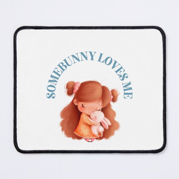 Item preview, Easter pun - ‘Somebunny Loves Me’, Cute rabbit Easter pun, Adorable Easter puns  designed and sold by haRexia.