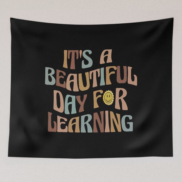 Aperçu de l'œuvre It's Beautiful Day For Learning Retro Teacher Students Women, Gift For Teacher Appreciation créée et vendue par Soufia53.