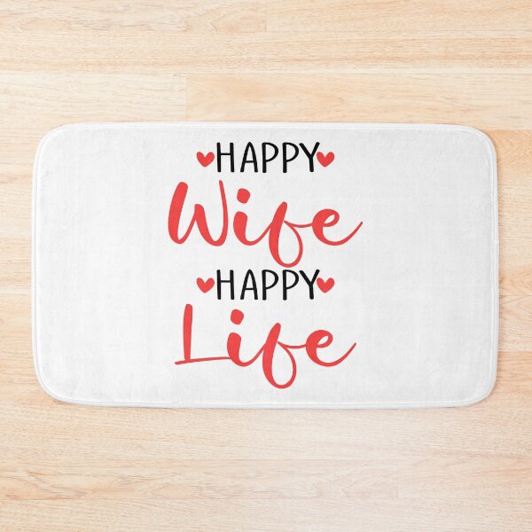 Item preview, Happy Wife Happy Life designed and sold by SunsetGloww.