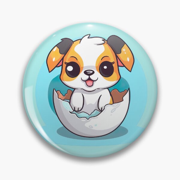Item preview, cute dog in egg  designed and sold by tos42.
