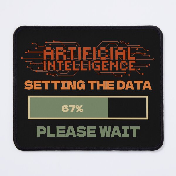 Item preview, Artificial Intelligence setting data please wait designed and sold by HomeCoquette.