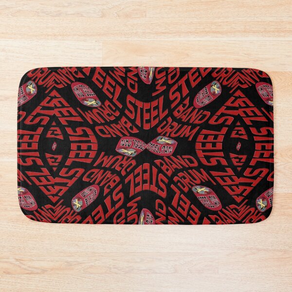 Item preview, *GREAT CARNIVAL OF TRINIDAD AND TOBAGO SOUVENIRS - STEEL DRUM STEEL PAN STEEL BAND - UNIQUE ABSTRACT CARIBBEAN GEOMETRIC ART PATTERN - DEEP INSPIRATION OF THE TRINIDADIAN FLAG* designed and sold by Ralek.