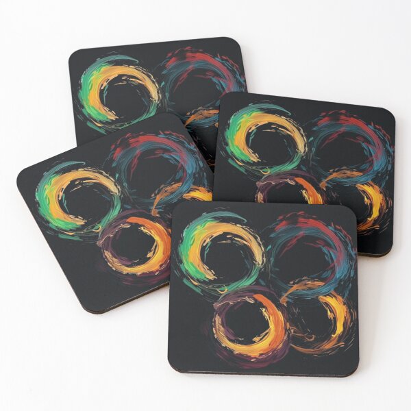 Item preview, "Colorful brushstroke-inspired design." designed and sold by ChromaChameleon.