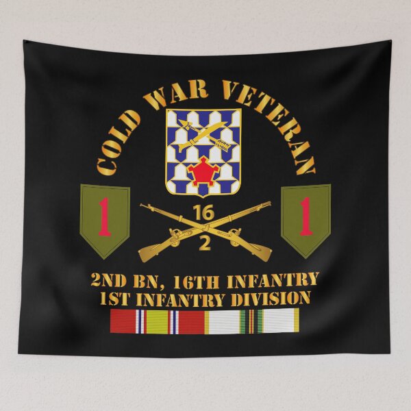 Item preview, Army - Cold War Vet w 2nd Bn 16th Infantry - 1st ID w COLD SVC designed and sold by Military Insignia Products.