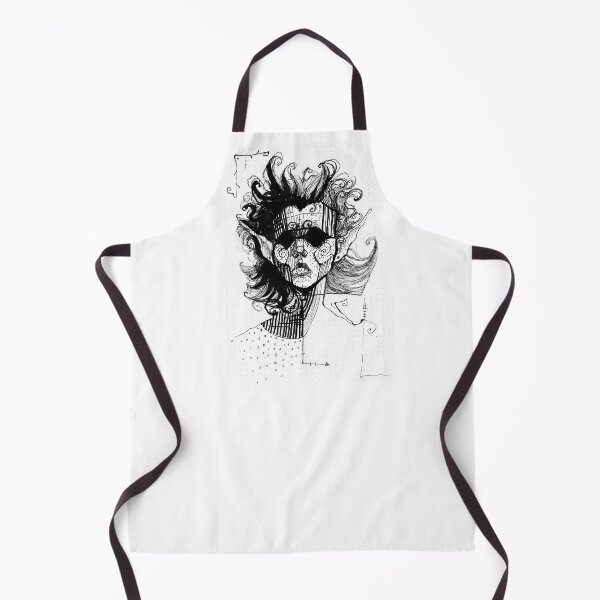 Item preview, dark elf gothic whimsical fantasy sketch  designed and sold by Emiphira.