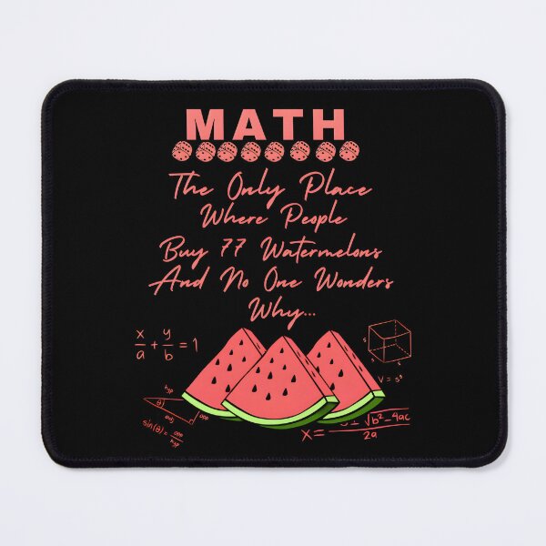 Item preview, Mathematics and Watermelons: The Perfect Equation for a Great Gift Idea designed and sold by AI Creations ⭐⭐⭐⭐⭐.