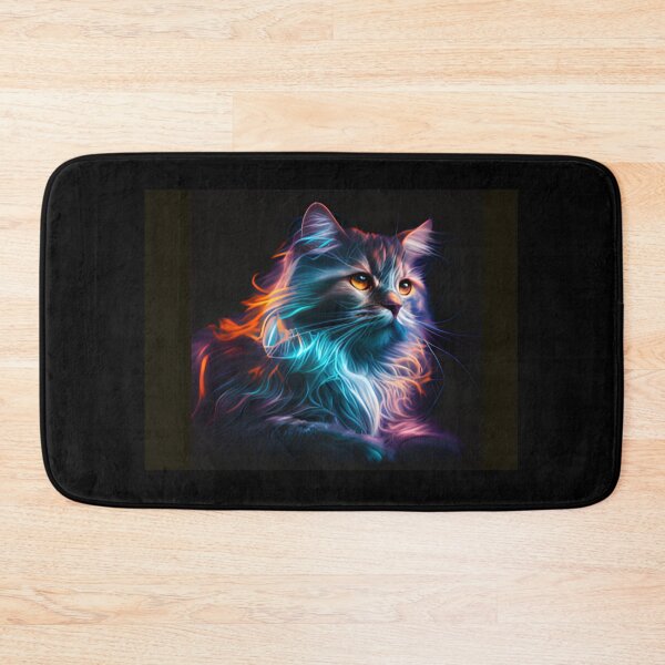 Item preview, Neon cat designed and sold by Alifoxs.