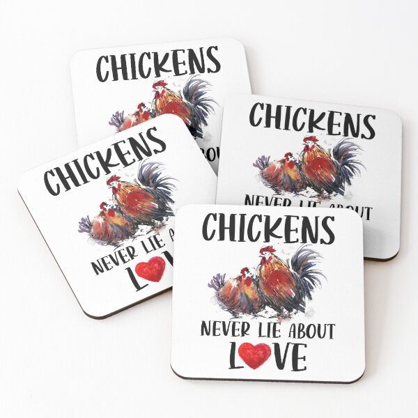 Item preview, Chickens Never Lie About Love designed and sold by SunsetGloww.
