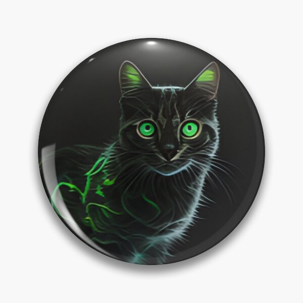 Item preview, Neon cat designed and sold by Alifoxs.