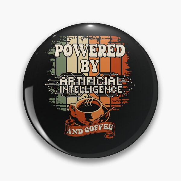 Item preview, Powered by Artificial Intelligence and Coffee designed and sold by HomeCoquette.