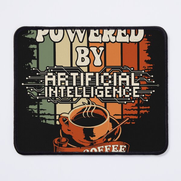 Item preview, Powered by Artificial Intelligence and Coffee designed and sold by HomeCoquette.